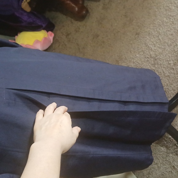 Burberry Dark Purple Trench Coat - Picture 9 of 14